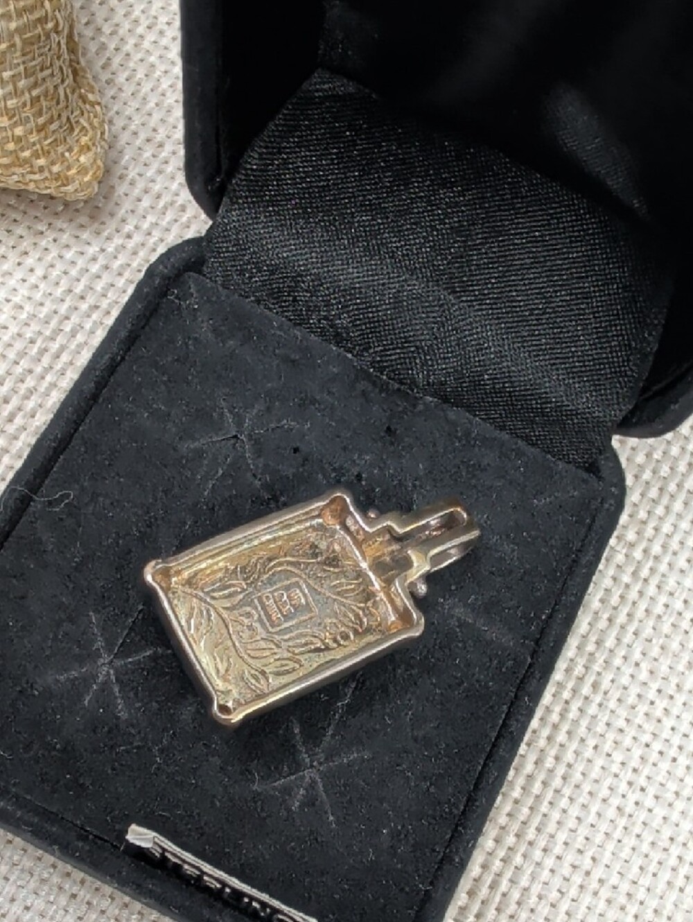 Whitney Kelly WK 925 Sterling Silver Turquoise Doublet Pendant Estate - Picture 12 of 17